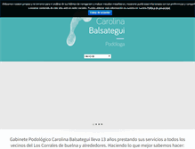 Tablet Screenshot of podologialoscorrales.com